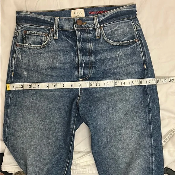 Alice + Olivia embellished Women's Blue Jeans - Picture 5 of 10